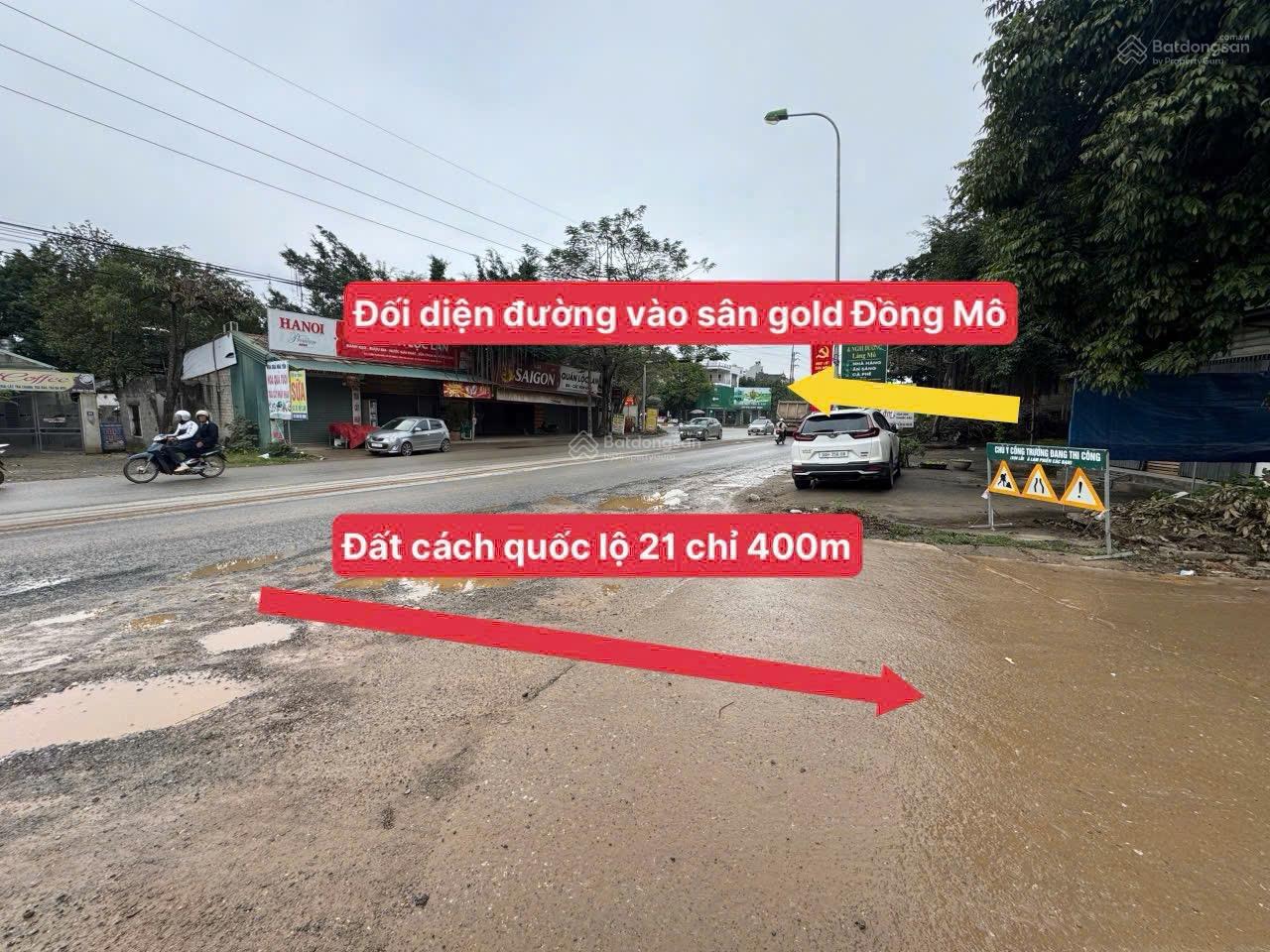 1,7 tỷ 61,5m2 MT 5,2m đất giáp khu đô thị Thiên Mã Cổ Đông gần khu công nghệ cao Hoà Lạc 0985 508 ***