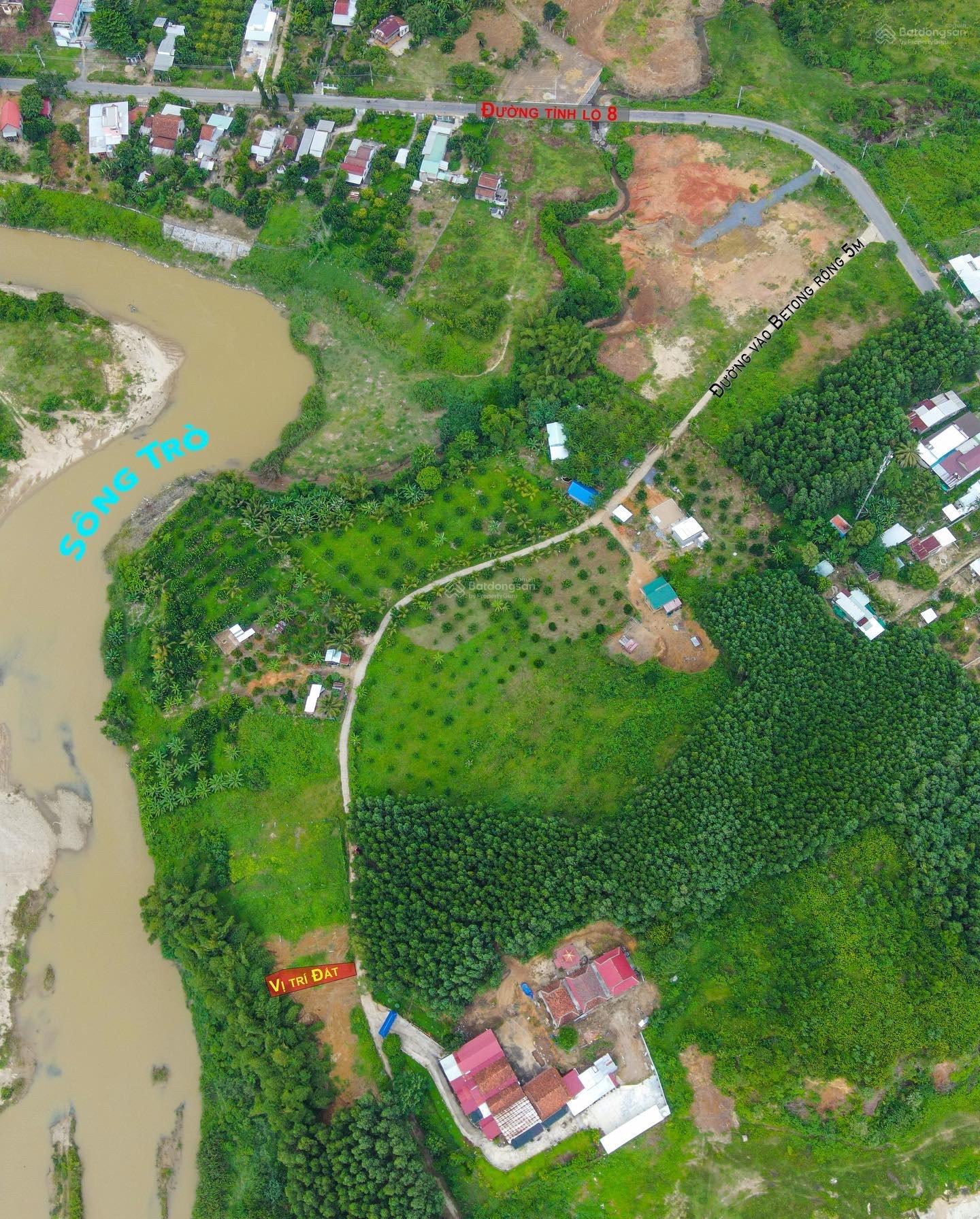 Đất thổ cư ven Sông Trò - Khánh Đông - 319,9m2 giá 550 triệu