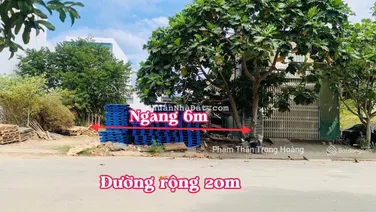 HÀNG HIẾM SÓT LẠI! BÁN LÔ ĐẤT ĐẸP, ĐƯỜNG RỘNG 20M tại KĐT PHÚ ÂN NAM 2 120M2 ( RỘNG 6M )