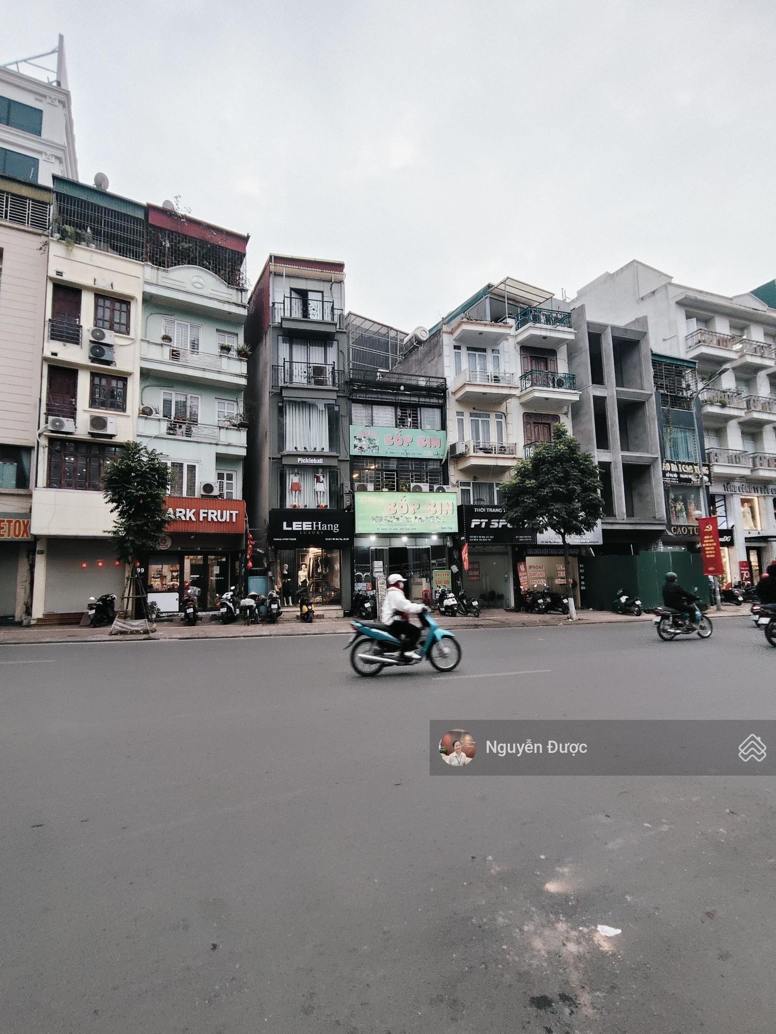 Mặt phố Trần Phú, Sơn Tây, Ba Đình, DT 78m2, MT 4.8m, 3 tầng, vị trí VIP, KD sầm uất chỉ 49 tỷ