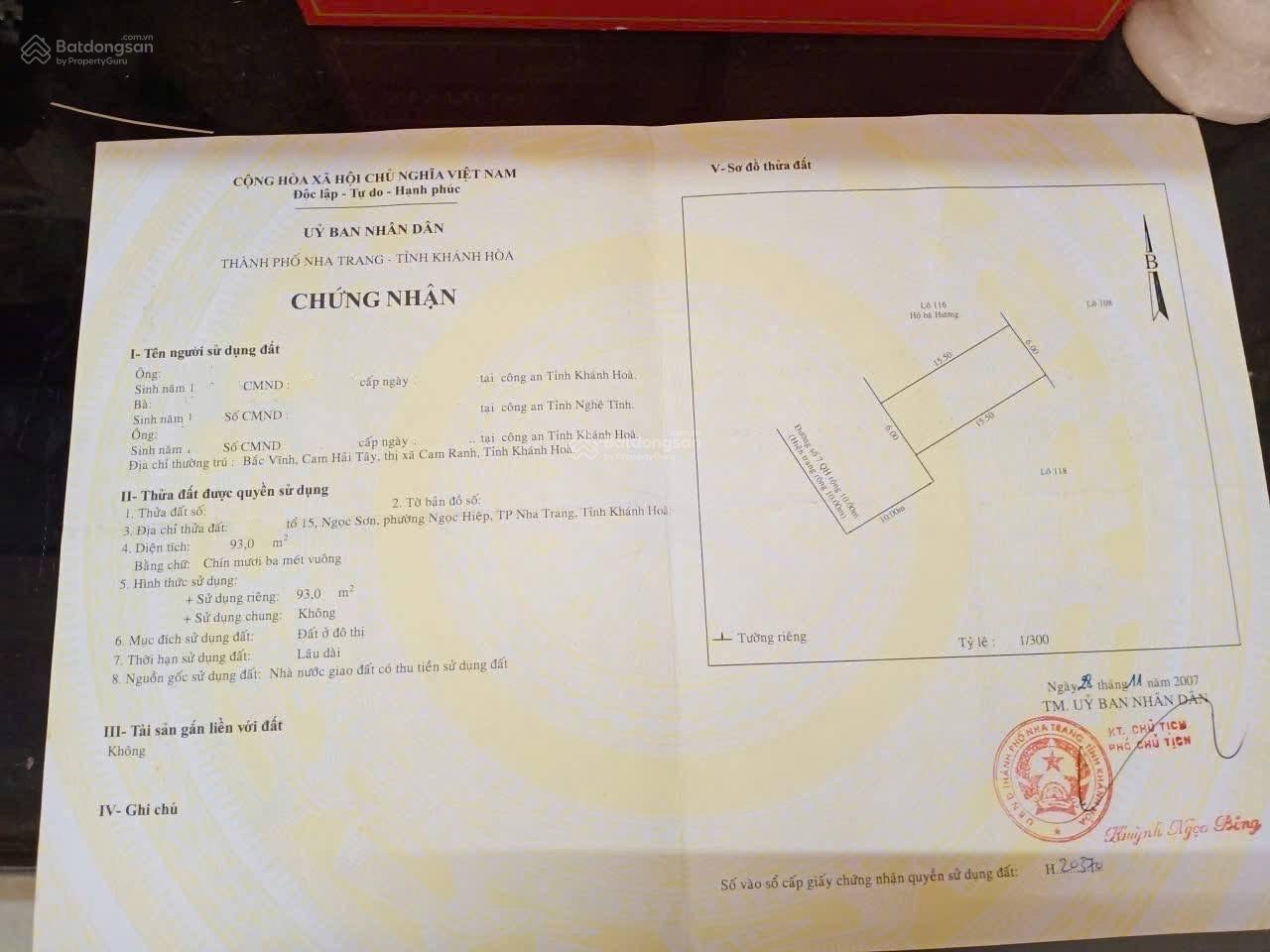 Cần bán lô đất đường rộng 10m ( đường Nguyễn Văn Đăng ), khu TĐC Ngọc Sơn sát đường Ngô Đến