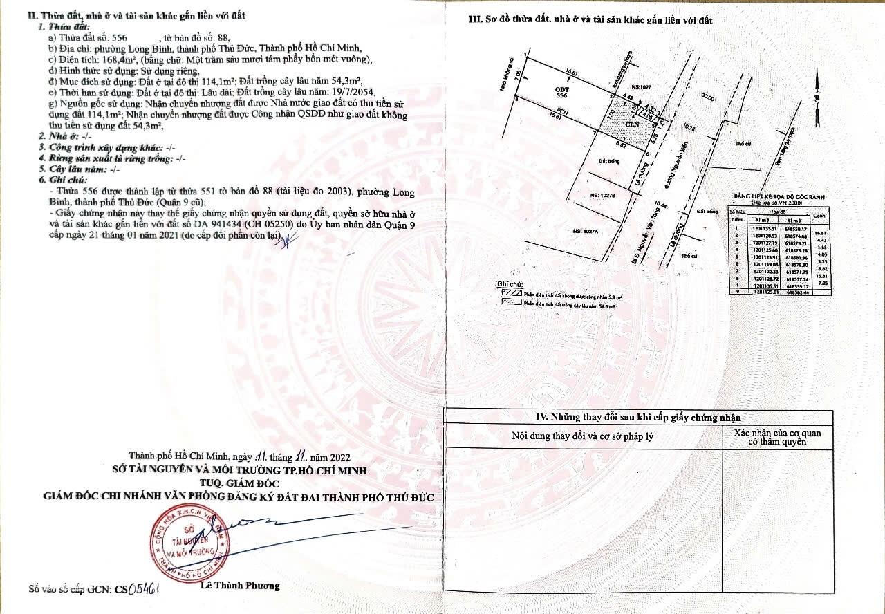 BÁN ĐẤT THỔ CƯ MT NGUYỄN XIỂN 7x24M giá 14 Tỷ BÁN ĐẤT THỔ CƯ MT NGUYỄN XIỂN 7x24M giá 14 Tỷ