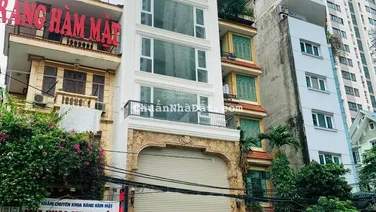 Cho thuê tòa nhà MP Trần Bình - Mỹ Đình - NTL 90m2 8 tầng MT 6m. Thông sàn. PCCC chuẩn. Giá 135tr