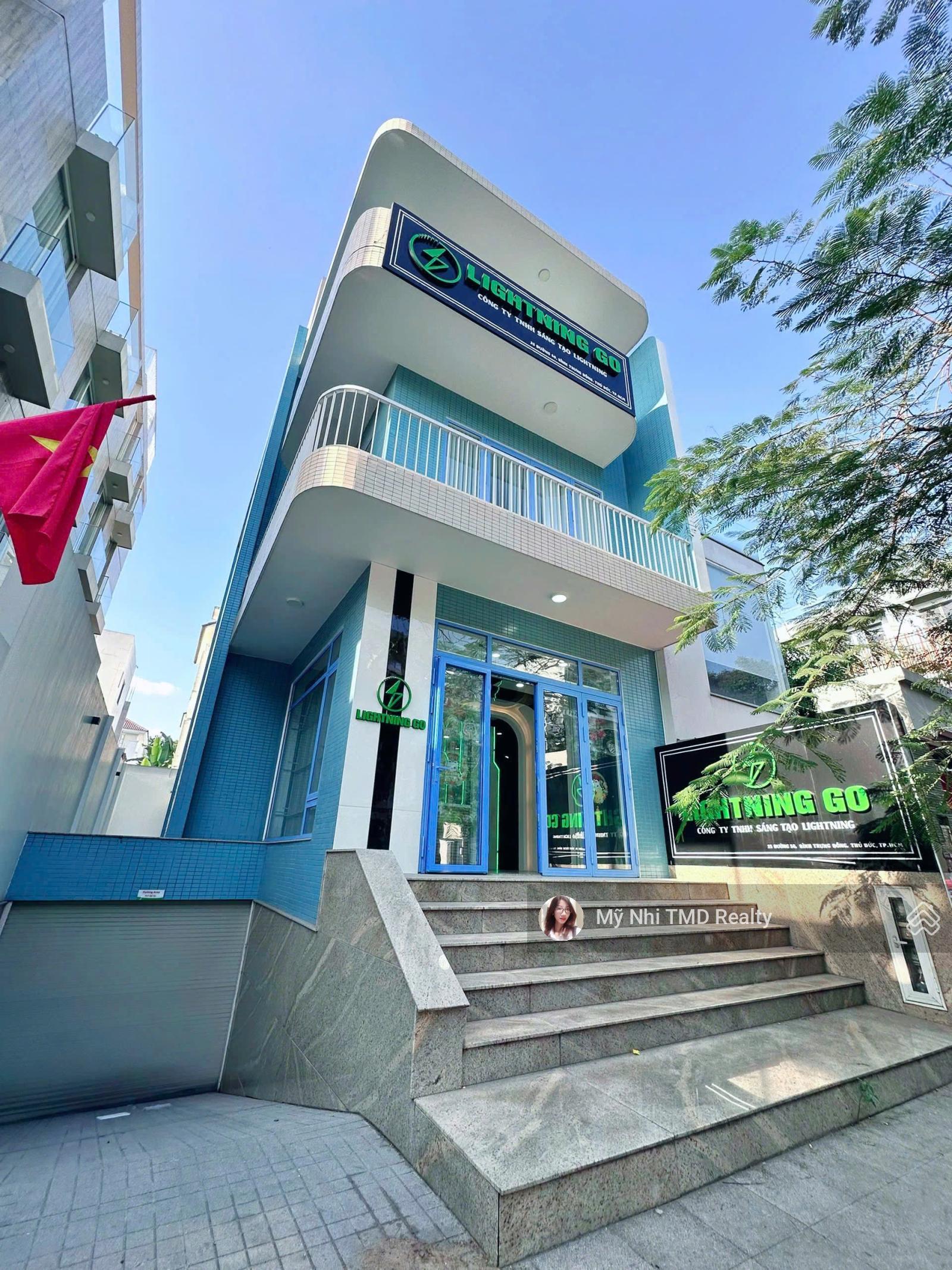 Cho thuê Tòa nhà Văn phòng KDC Đông Thủ Thiêm - 8x22, 176m2, 4 tầng, có hầm + thang máy