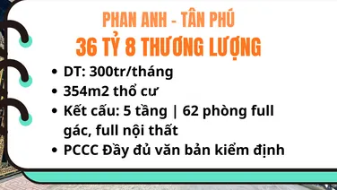 CHDV PHAN ANH - TÀI SẢN DÒNG TIỀN 36 TỶ 8 THƯƠNG LƯỢNG