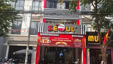 Cho thuê nhà 67 phùng khoang nam thắng làm nhà hàng,DT 100m * 5 tầng,giá 45 triệu,LH 0968 120 ***