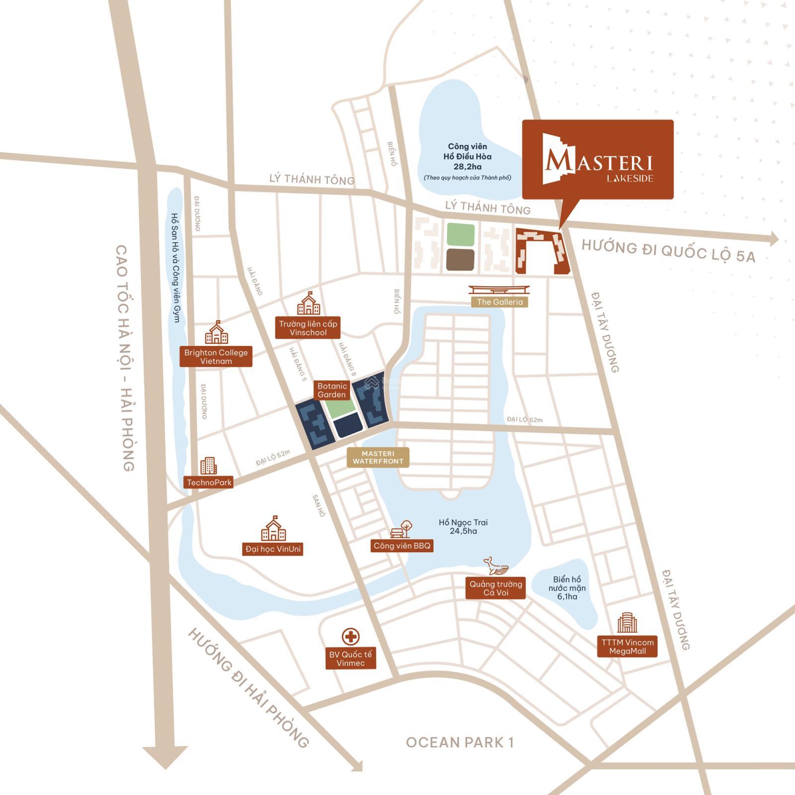 Siêu phẩm 3PN 86m2 giá chỉ 82 tr/m2 Masteri LakeSide, view hồ hàng siêu hiếm chênh nhẹ!