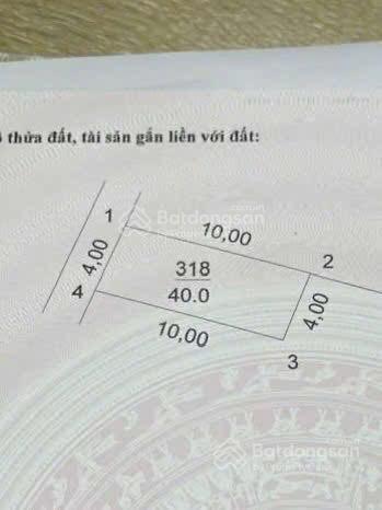 Trung Thôn Nhị Khê 40m2 ngõ thông măth tiền 4m Trung Thôn Nhị Khê 40m2 ngõ thông măth tiền 4m