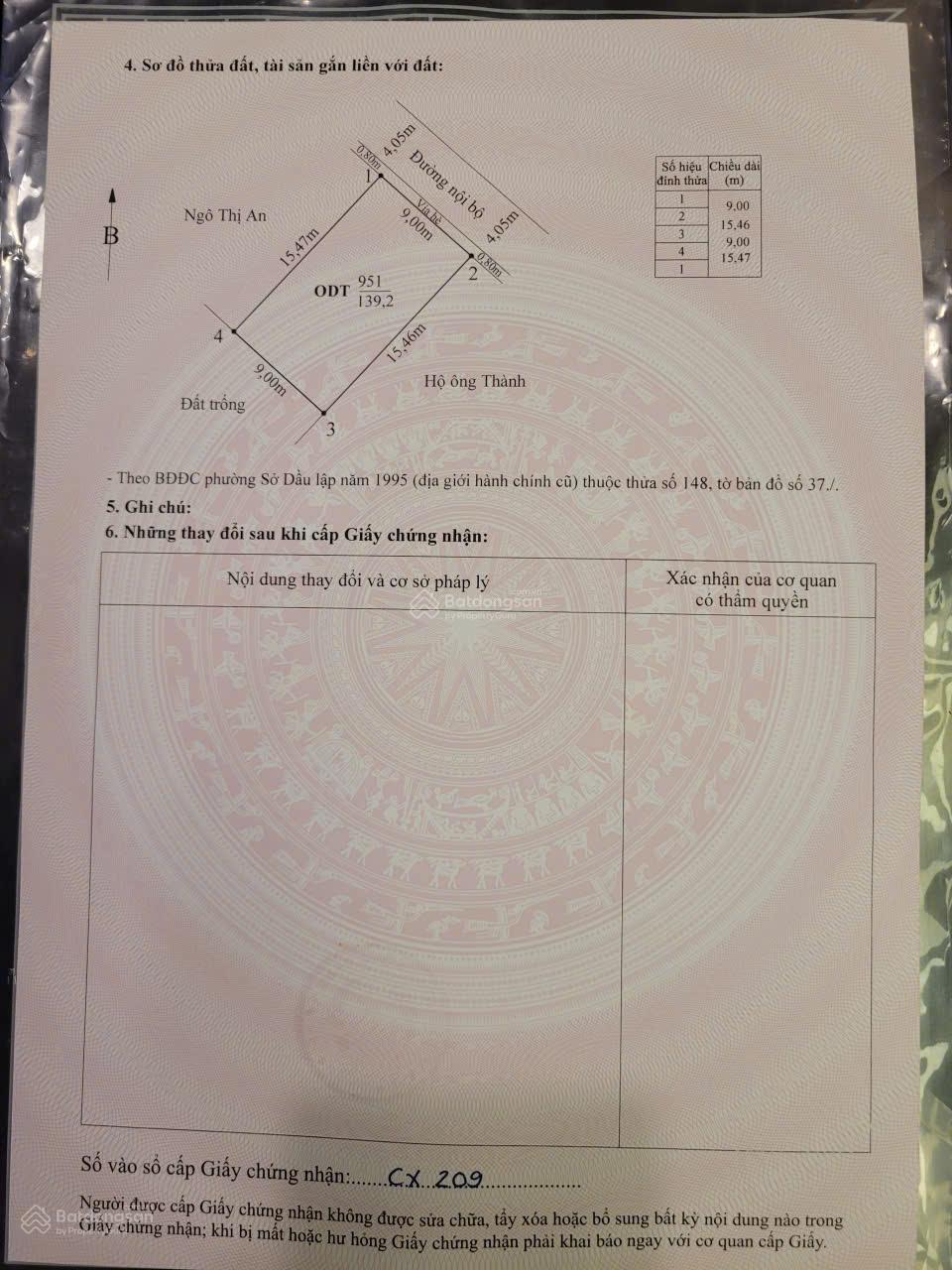 Hơn 7 tỷ xíu 139,2m2 đất ngay trường cấp 2 Bạch Đằng, Hồng Bàng, đường 5m chia 2 lô cực đẹp