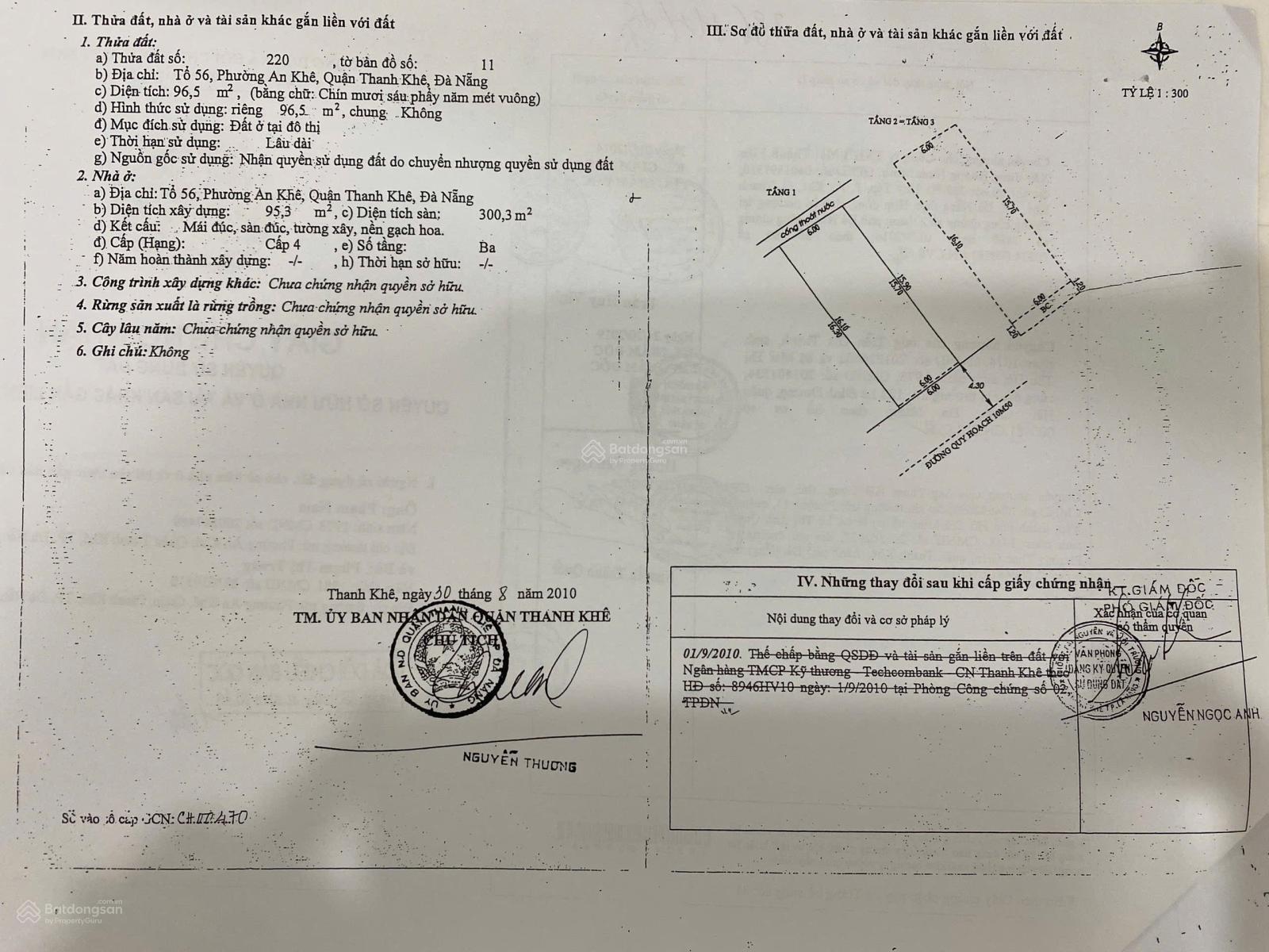 Bán nhà đôi 3 Tầng 2 mặt tiền 386 - 388 Hà Huy Tập. DT: 12.5 x 16.3m