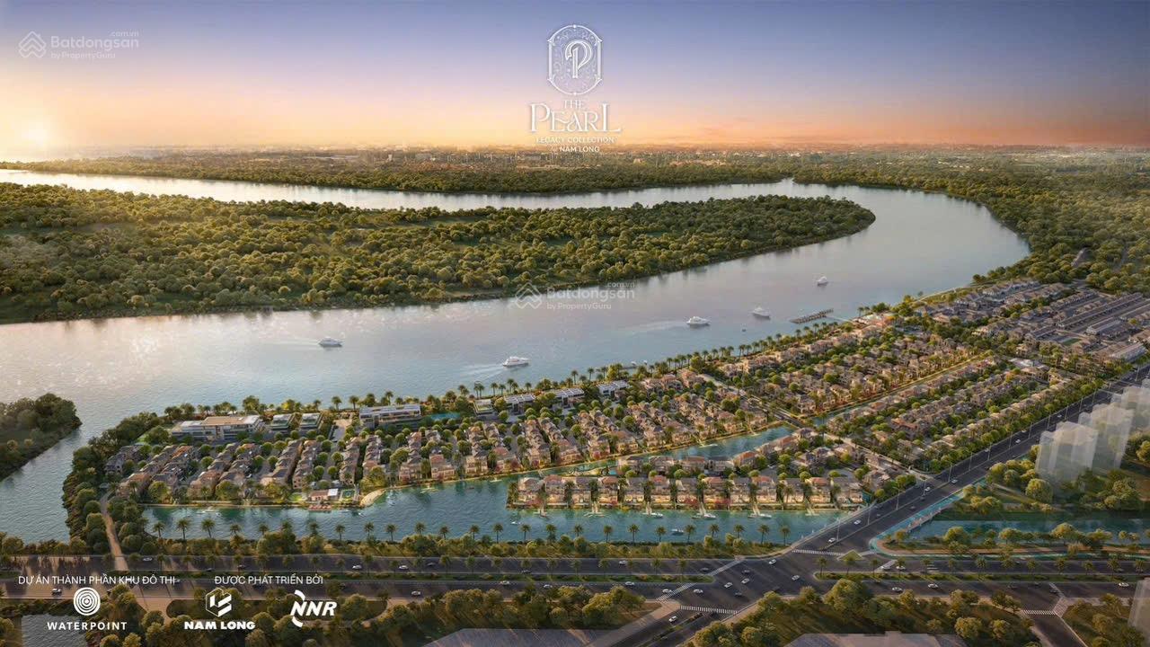 Chủ đầu tư mở bán biệt thự cao cấp tại khu đô thị Waterpoint 3 mặt giáp sông Vàm Cỏ Đông