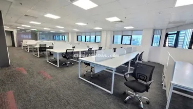 Cho thuê Văn phòng Bình Thạnh || sẵn Nội thất 60 người + 4 phòng chức năng..Giá: 100 triệu // 290m2