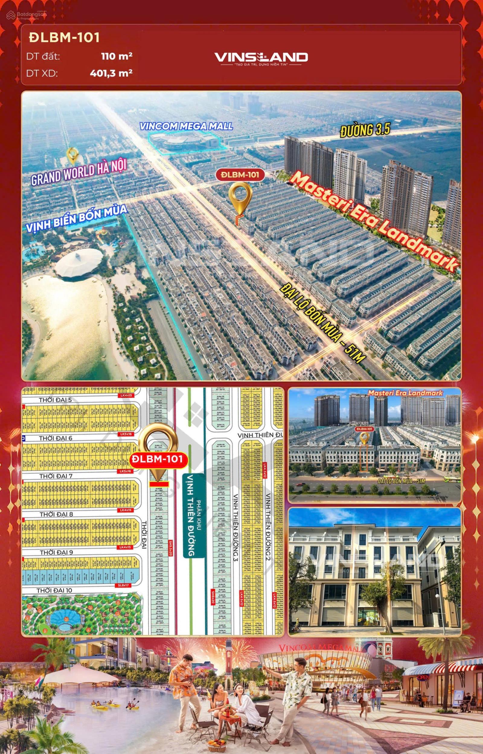 Bán BT tại Vinhomes Ocean Park 3, 20,204 tỷ, 110m2