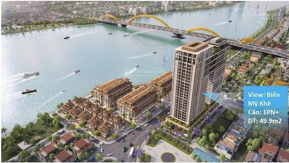 Căn đẹp 1PN+ Sun Ponte view biển Mỹ Khê tầng 12 bán nhanh