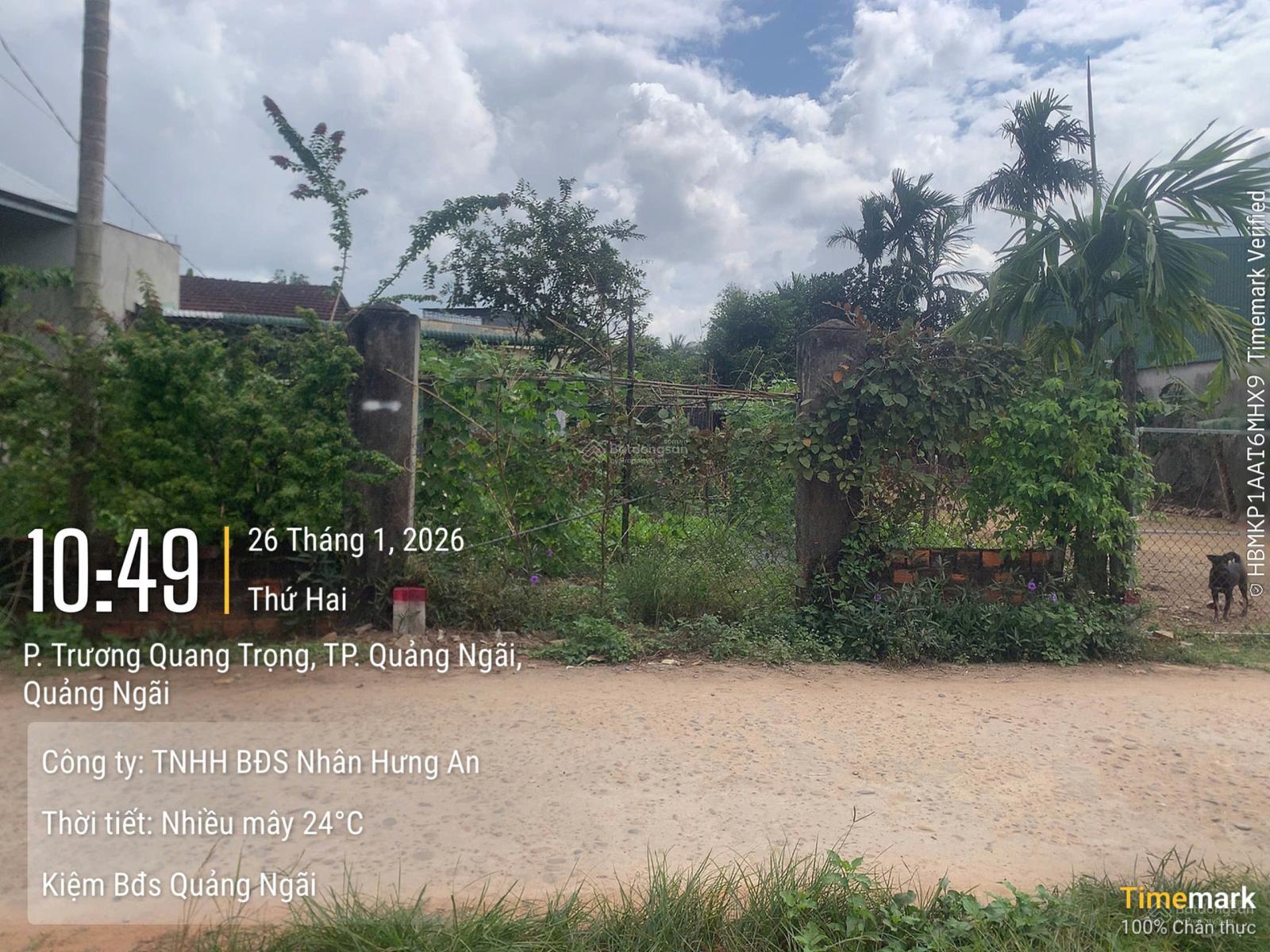 Đất giá tốt phường Trương Quang Trọng phù hợp ở thực, 76.7mv giá 570 triệu TL