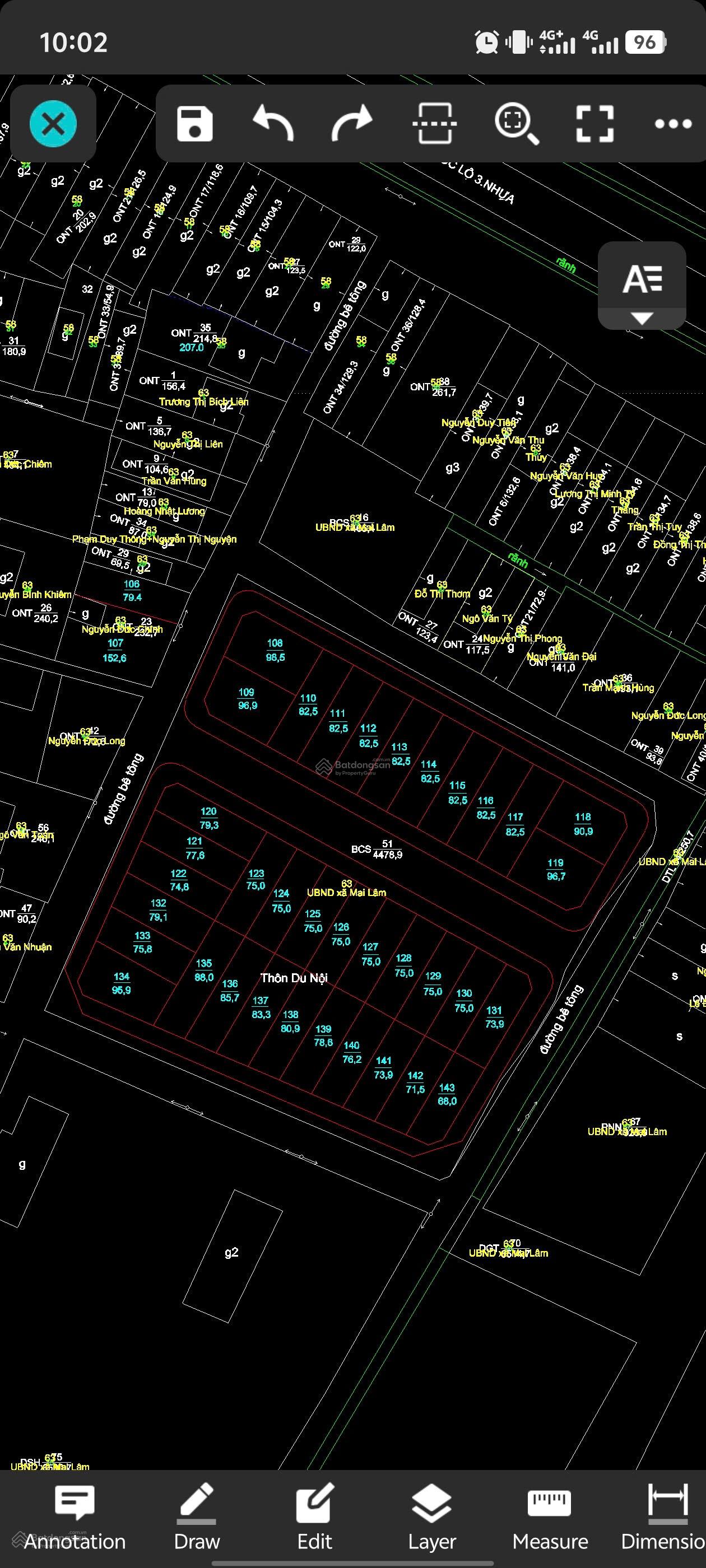 Đất đấu giá X5 Du Nội Mai Lâm, Đông Anh
Đường ô tô tránh, vỉa hè rộng. DT: 75m