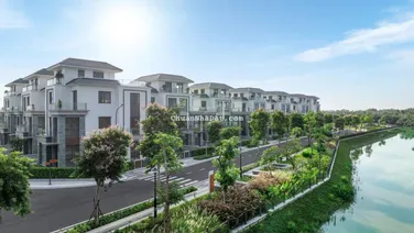 Biệt thự song lập 1 trệt 3 lầu, DTXD 246,4m đường 25m. Tổng giá đã gồm VAT 46,296 tỷ mua từ CĐT