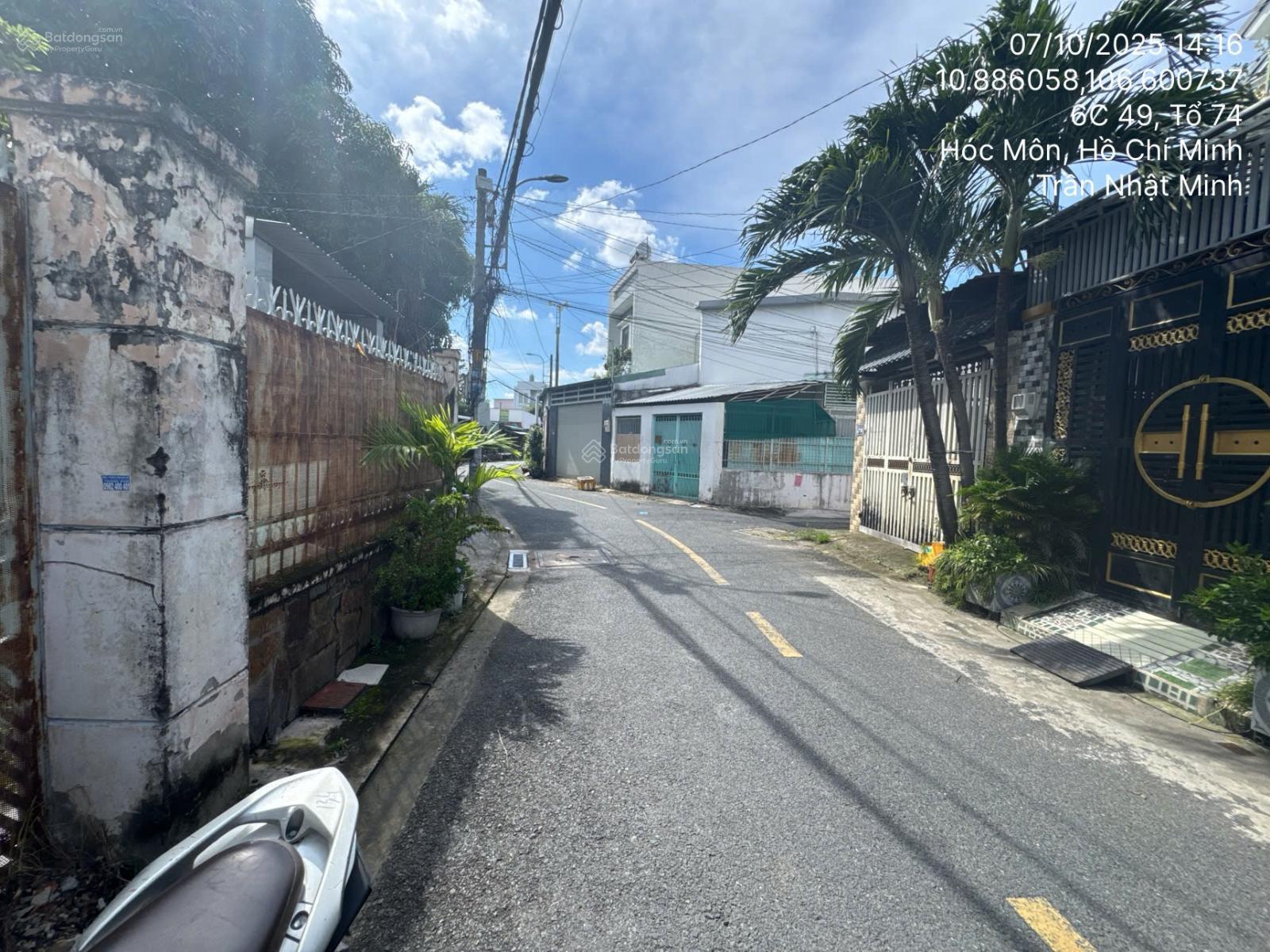 Chính chủ bán nhà cấp 4, diện tích 130m2, măt tiền đường KP8 -02, Vị trí trung tâm Thị Trấn Hóc Môn