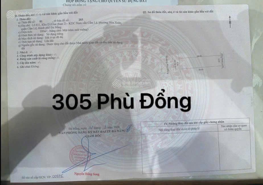 Cần Bán : Phù Đổng đường 5m5 thông dài -Hoà Xuân -Dt: 100m sạch đẹp Cần Bán : Phù Đổng đường 5m5 thông dài -Hoà Xuân -Dt: 100m sạch đẹp