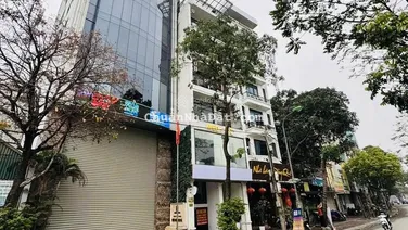 Hiếm Phố Víp Trung Kính - Mạc Thái Tổ 75m2 7 Tầng Thang Máy MT: 5.2m Thông Sàn Vỉa Hè, Giá: 42.9 Tỷ