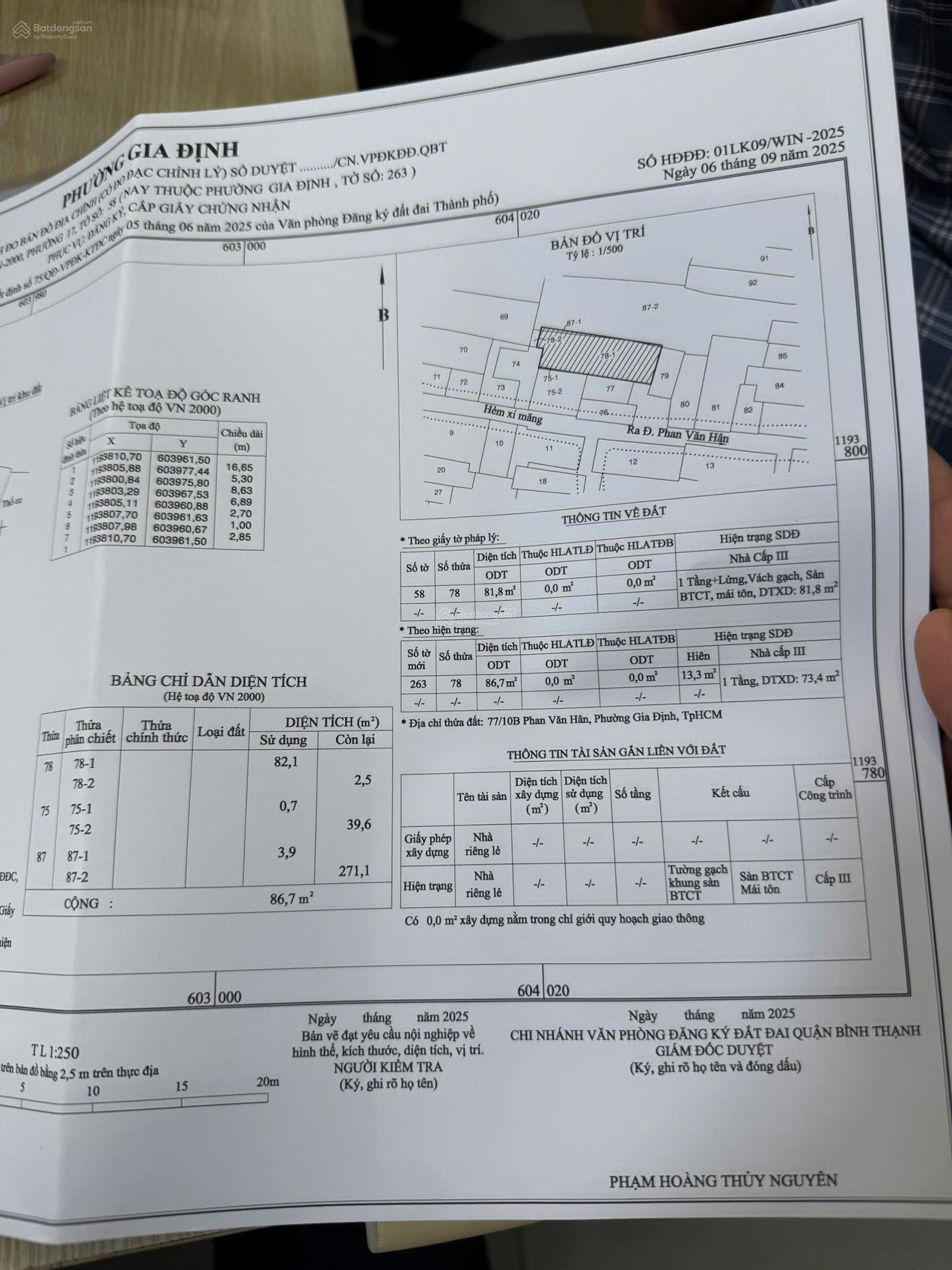 Bán nhà trọ 64/24 Trường Sa, P. Gia Định. Đang có TN 20 triệu/tháng. Phí hoa hồng 1%