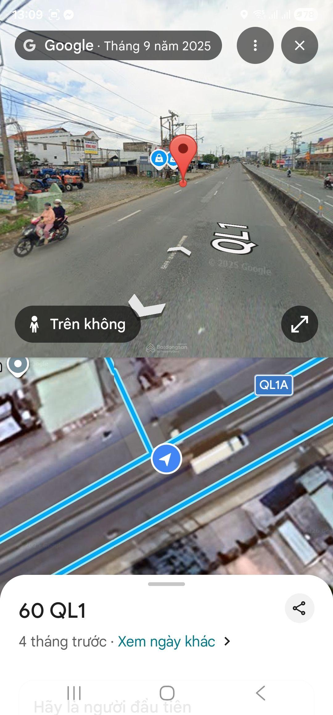 Bán đất tại Quốc Lộ 1A, Mỹ Yên, Bến Lức, Long An, giá tốt chỉ với 25 tỷ, 1148m2