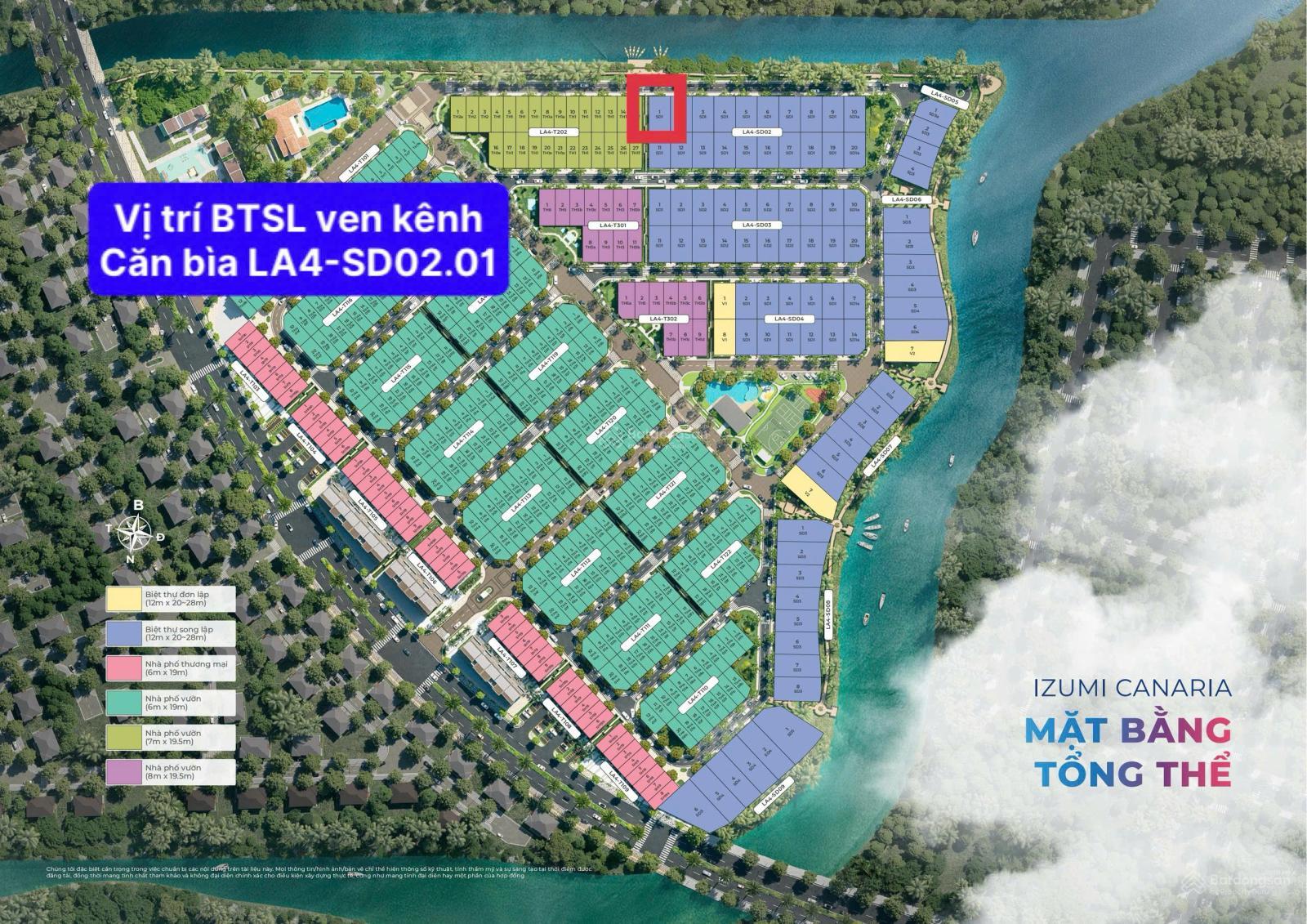 Sở hữu căn bìa Biệt thự song lập ven kênh đắt giá Canaria, Izumi City-Lộ trình thanh toán chi tiết