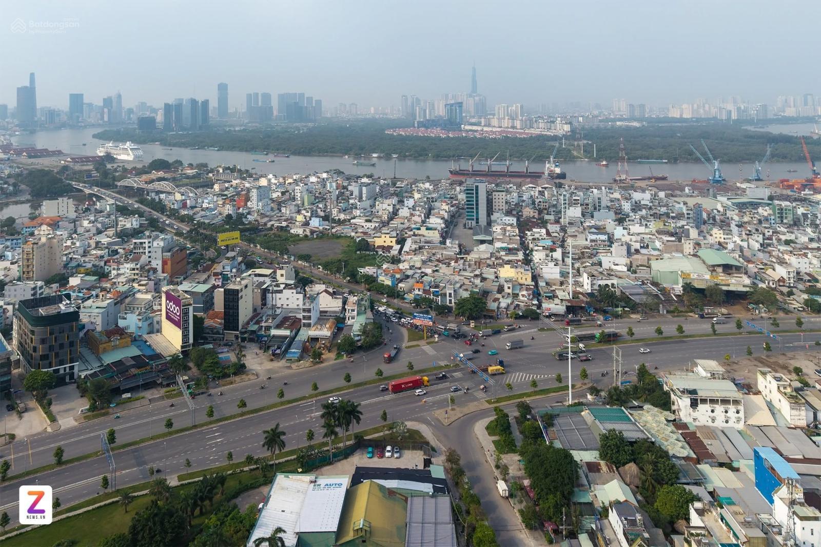 Siêu hiếm!! Bán đất mặt tiền Nguyễn Văn Linh, cách cầu Thủ Thiêm 4-400m. Giá đầu tư 105 tỷ.