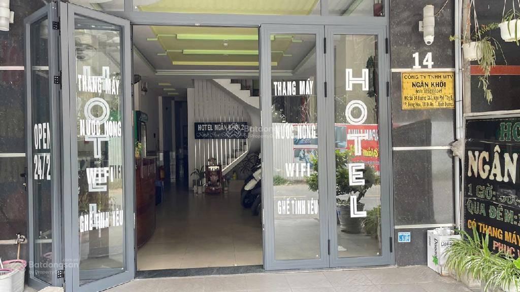 Giảm 2Tỷ, bán khách sạn 6 tầng, vận hành 120tr/tháng