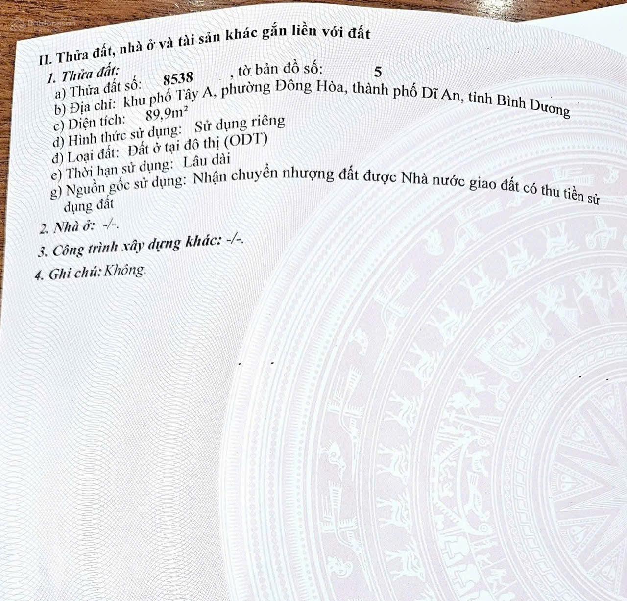 Đất MT kinh doanh T5 (Võ Thị Sáu - Hai Bà Trưng); Gần làng đại học quốc gia TP HCM; 90m2 full TC