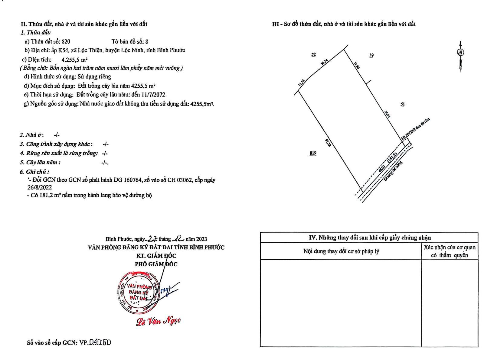 Bán đất tại K54, Lộc Thiện, Lộc Ninh, Bình Phước, 11,8 tỷ, 9870m2, giá siêu hời Bán đất tại K54, Lộc Thiện, Lộc Ninh, Bình Phước, 11,8 tỷ, 9870m2, giá siêu hời