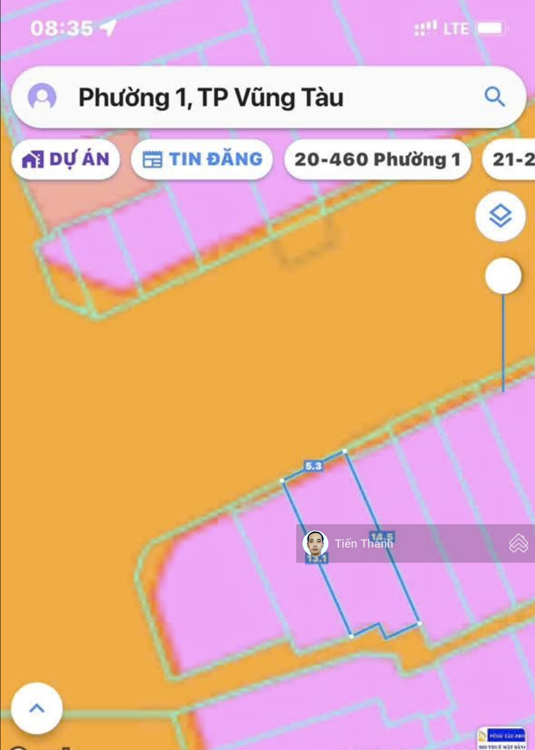 Bán nhà MT Đồ Chiểu, Vũng Tàu ngay ngã 3 đối diện Bánh Mì Không Tên, thổ cư 100% sẵn dòng tiền
