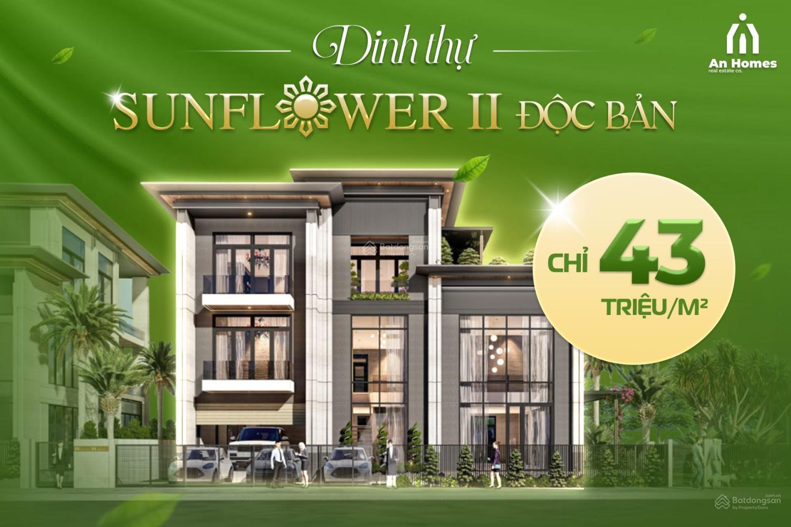 Biệt Thự Trung Tâm Sunflower 2 Thành Phố Mới - TT 55% Nhận Nhà, Chỉ 45tr/m2 gồm VAT