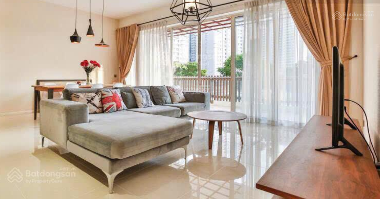 Bán CH The Estella, 148m2, 3PN, có nội thất. Giá 16.5 tỷ, sổ hồng, ban công dài, xem nhà 24/7