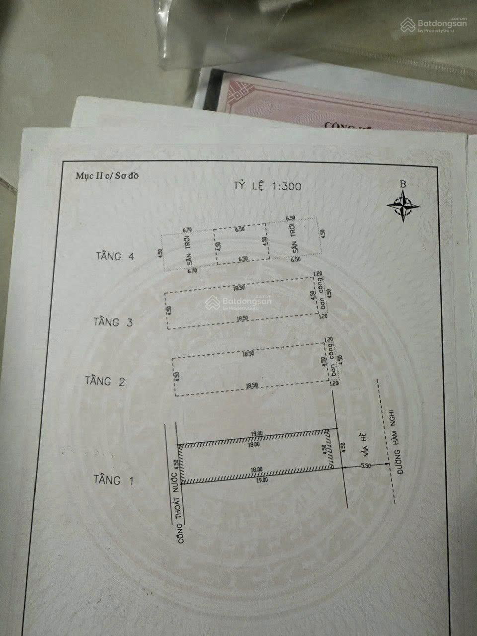 Cần bán nhanh 171m2 ngang 9m cặp mặt tiền Hàm Nghi - vị trí đắc địa