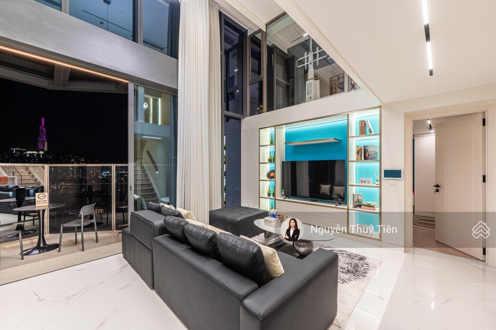 Cho thuê loft pent The Opera 3PN 3WC | 135m2 | view sông công viên Landmark 81