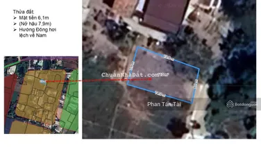 Bán đất full thổ cư Hoàng Phan Thái ở gần chợ Bình Chánh 110,1m2 nở hậu 7,9m đường ô tô - Rẻ 2 tỷ 5