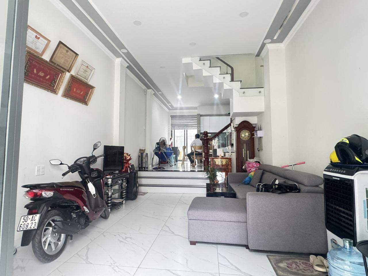 Bán nhà mới hẻm xe hơi đường Lê Tấn bê p an lạc