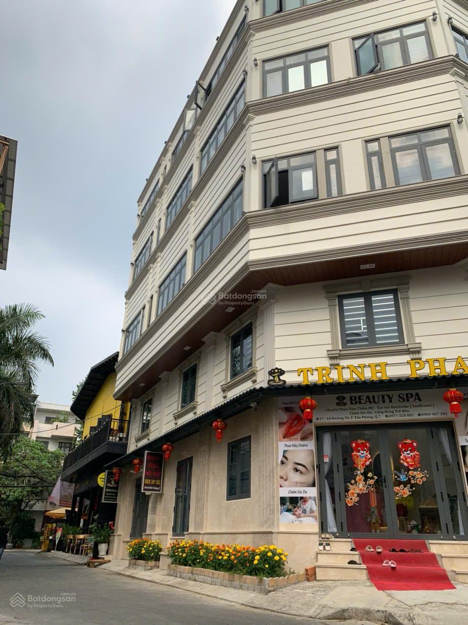 Dòng tiền 2,4 tỷ/năm - Góc 2MT đường số Nguyễn Thị Thập Quận 7 - DT: 12x16m - H5T - Giá 45 Tỷ