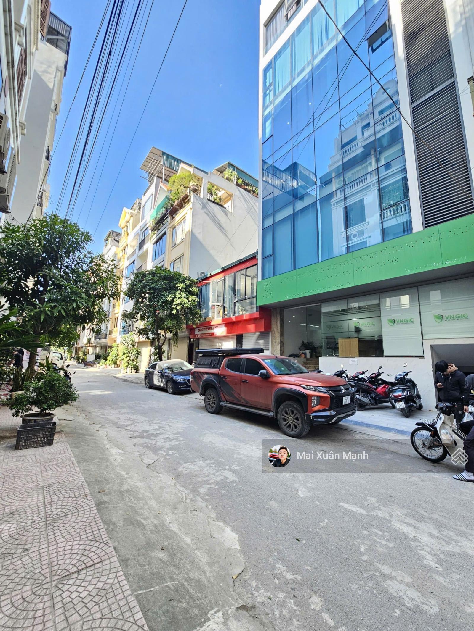 Bán Tòa Nhà Văn Phòng KĐT Vạn Phúc - Hà Đông, Ô Tô Tránh, Vỉa Hè, 8 Tầng Thang Máy Có Hầm.