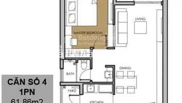 BÁN 1PN VISTA VERDE THÁP ORCHID 6.95 TỶ BAO PHÍ