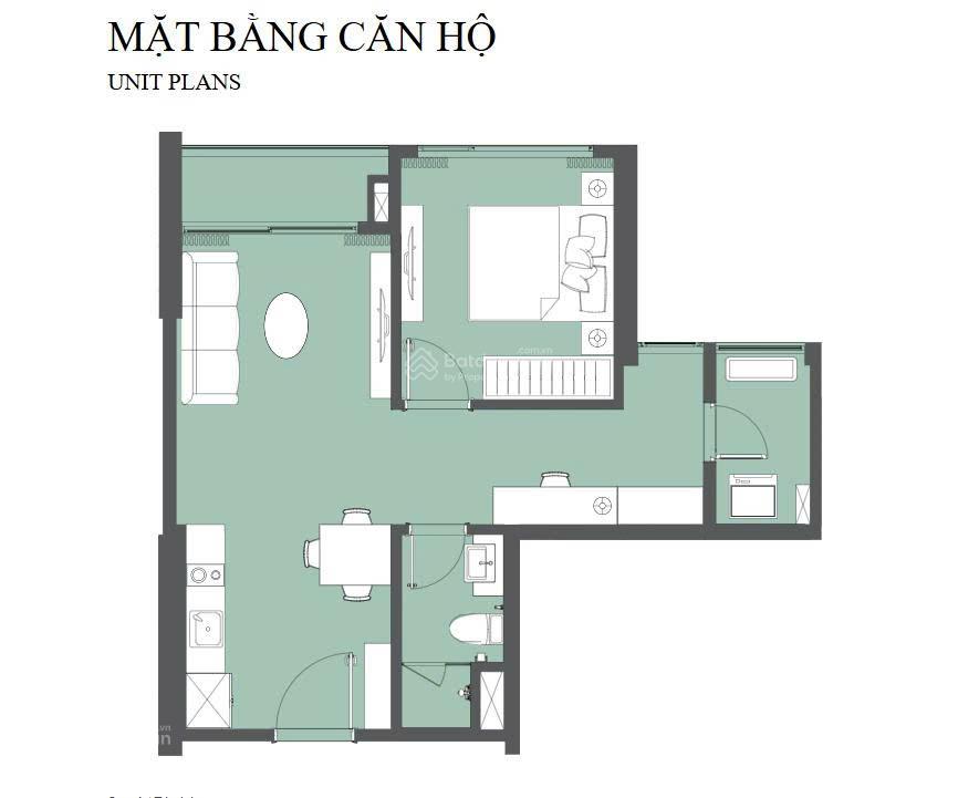 Mua 1 được 2. Bán gấp 1PN+ 48m2 (Có thể làm thành 2PN) giá 4,9 tỷ tại Lumiere Evergreen