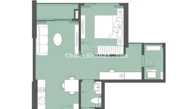 Mua 1 được 2. Bán gấp 1PN+ 48m2 (Có thể làm thành 2PN) giá 4,9 tỷ tại Lumiere Evergreen