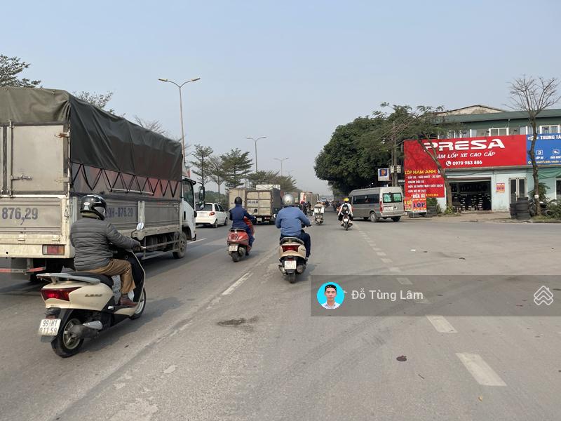 Bán nhà C4 mặt đường QL5A đoạn Trâu Quỳ - Đặng Xá: 78,4m2, vuông đẹp, đang cho thuê