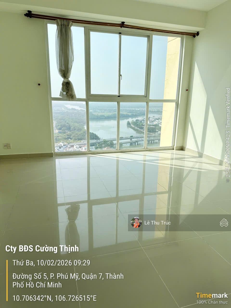 Bán căn hộ Belleza. DT 100m2, 3PN, 2WC, ở ngay, căn góc, view sông, hướng N. Giá 5.050 tỷ
