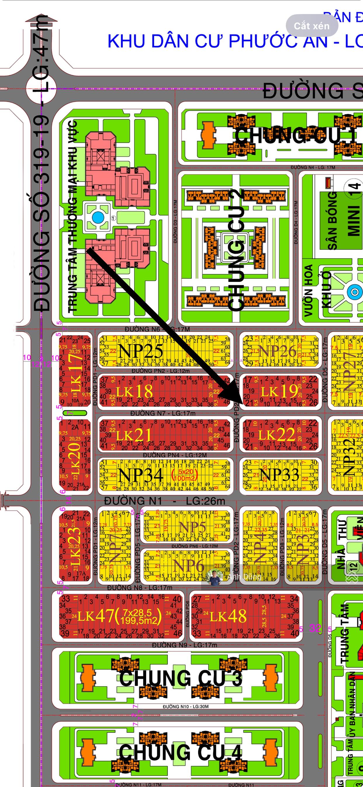 BÁN LÔ GÓC 2 MẶT TIỀN DỰ ÁN XÂY DỰNG HÀ NỘI (XDHN) 188,2M2 ĐƯỜNG 17M THÔNG CHUNG CƯ