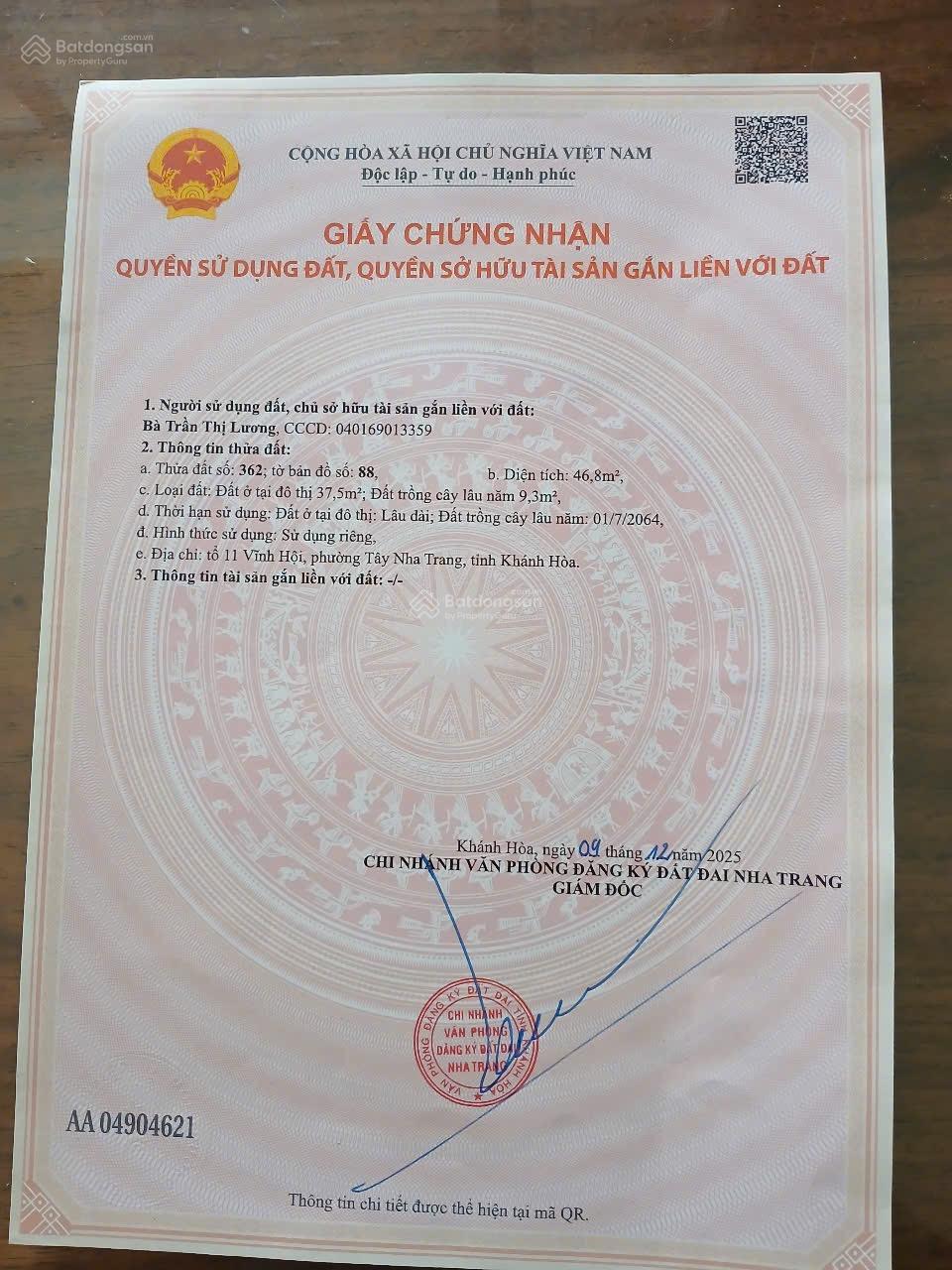 Nhà gần biển 2 tầng 3 phòng ngủ giá chỉ 2tỷ750 tại Nha Trang