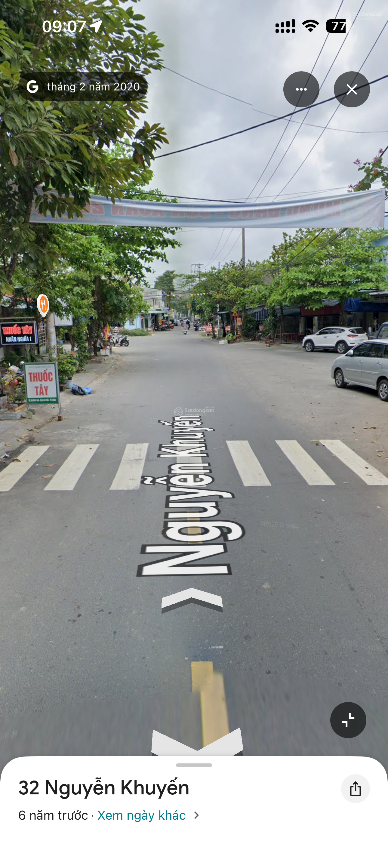 Cặp đất kinh doanh buôn bán mặt tiền Nguyễn Khuyến ngay cổng Đại học sư phạm