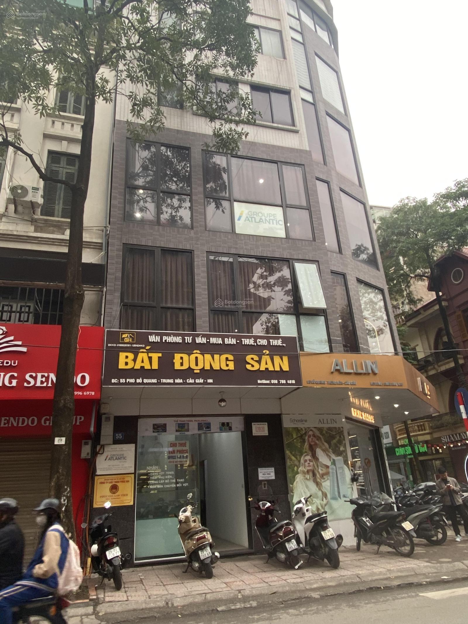 Cho thuê mặt phố Đỗ Quang, Cầu Giấy. DT 50m2, 5 tầng. Vị trí kinh doanh. Giá 35 triệu(th)