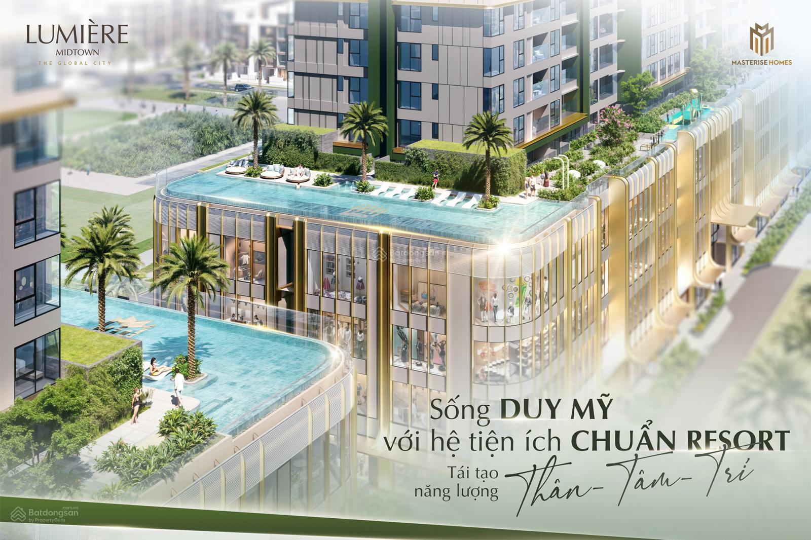 Cơ hội sở hữu 1PN Lumiere Midtown chỉ 7,087 tỷ - Giá tốt nhất giỏ hàng, mã căn đẹp, tầng phong thủy